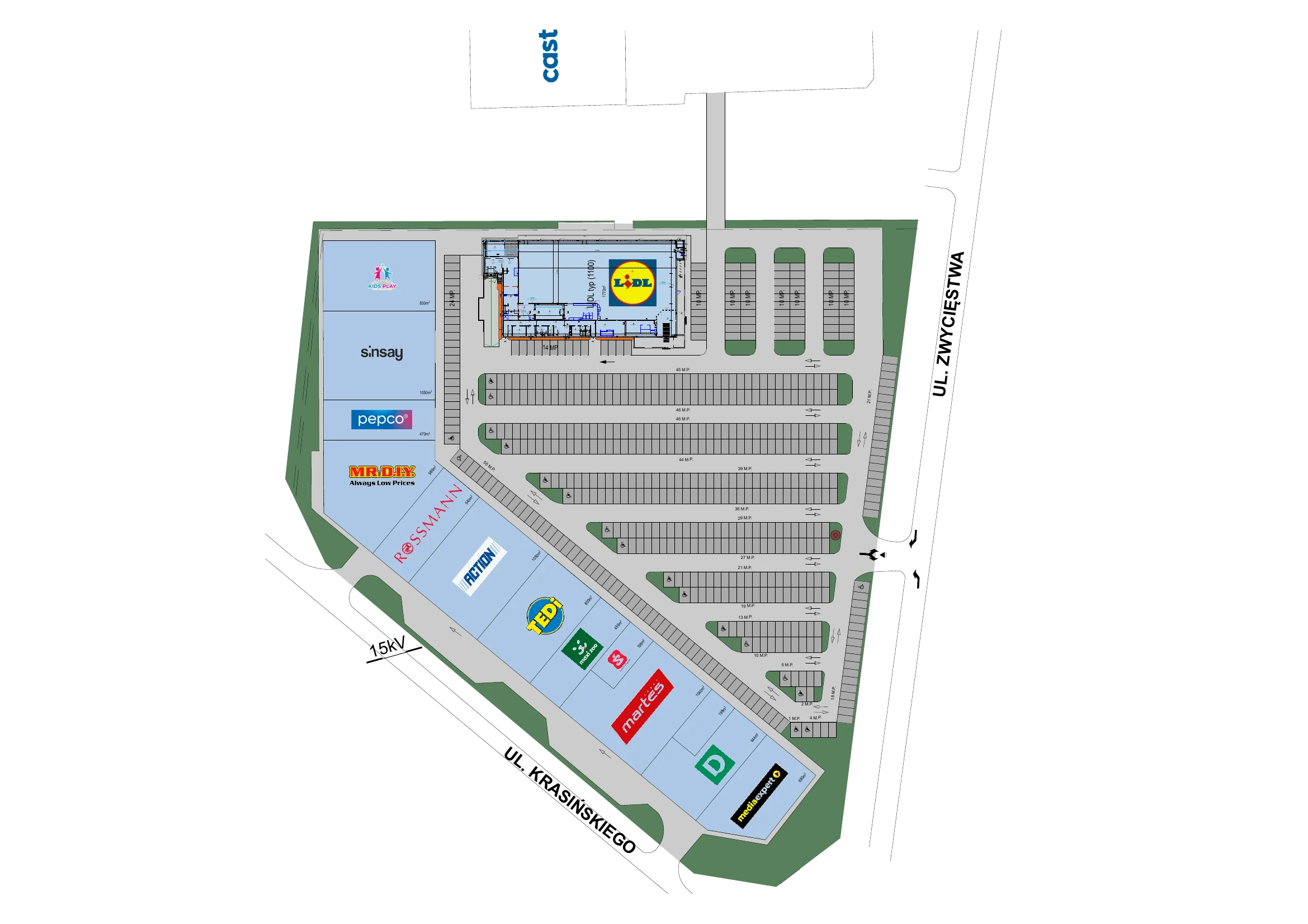 Plan Zagospodarowania Terenu SHOPLAND Nysa